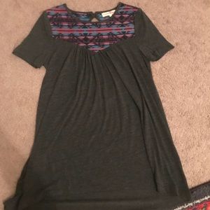 Altar’d state tribal tunic shirt grey